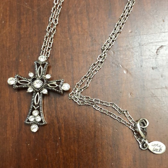 Cookie Lee Cross Necklace - Picture 6 of 8